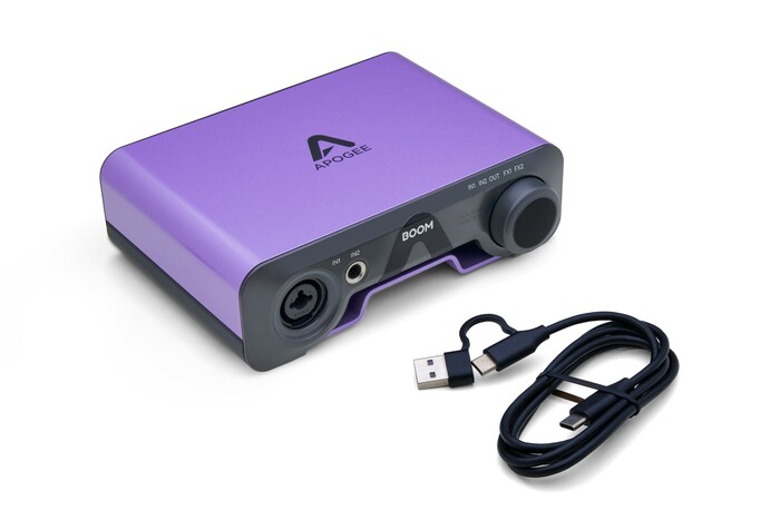 Apogee Electronics BOOM 2 In / 2 Out USB Audio Interface With Control 2 Software