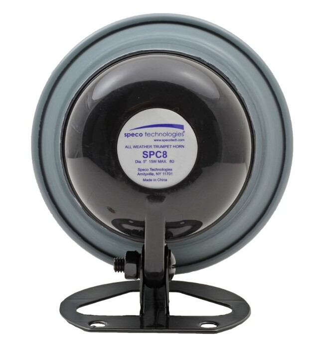 Speco Technologies SPC8 PA Speaker Horn, 5", Weather Resistant, 8 Ohms