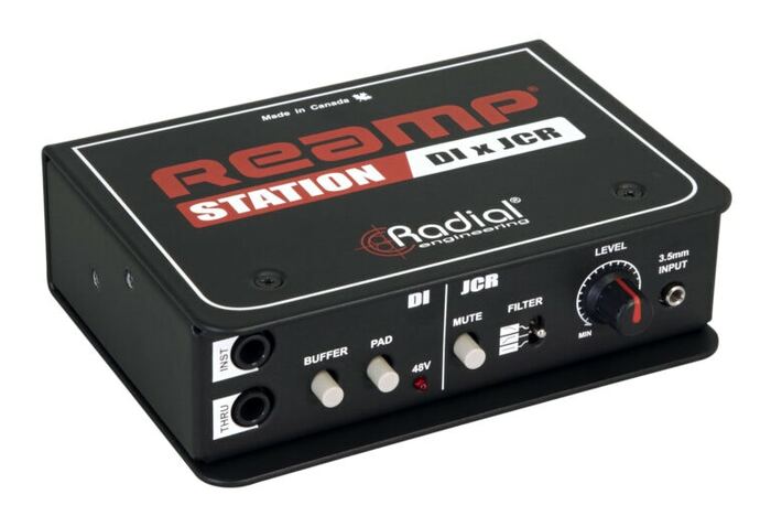 Radial Engineering Reamp Station Combination Active Direct Box And Reamp JCR