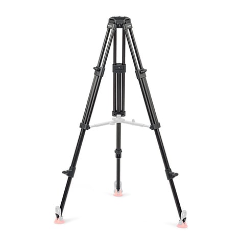 Sachtler S2036-0006 PTZ Plate With Aluminum Tripod And Ground Spreader