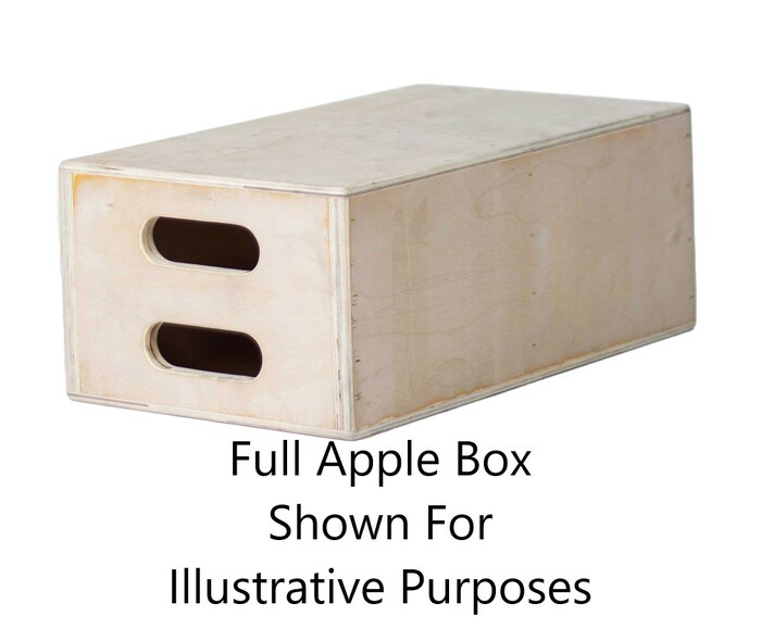 FilmCraft FCABQ 12x2x20" Stackable Wooden Box