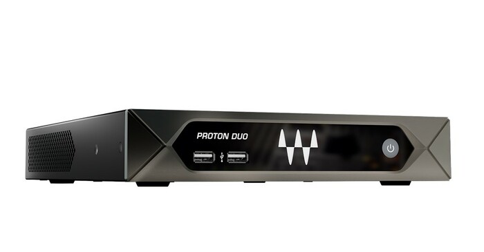 Waves PROTON-DUO 32-channel SoundGrid Server With Axis Proton Computer And Network Switch