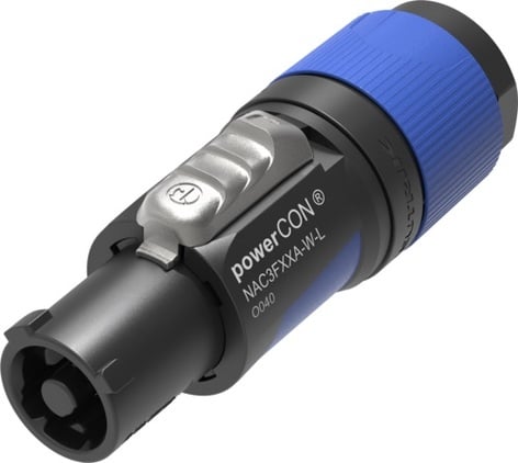 Neutrik NAC3FXXA-W-L powerCON 3 Conductor Power Connector