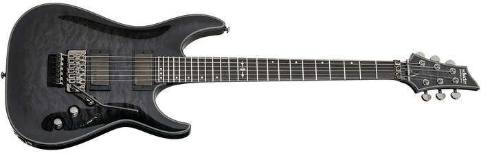 Schecter HELLRAISER-HH-C1-FR Hellraiser Hybrid C-1 FR Trans Black Burst Electric Guitar With Floyd Rose Bridge