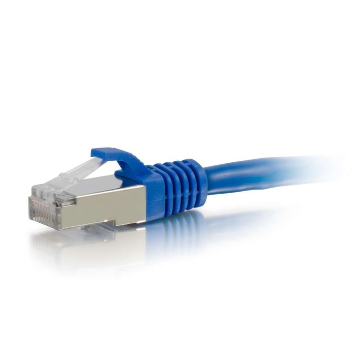 Cables To Go 00674 3ft Cat6a Snagless Shielded (STP) Ethernet Network Patch Cable, Blue