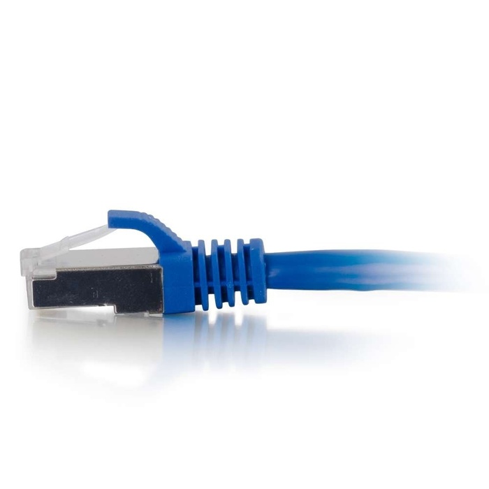 Cables To Go 00674 3ft Cat6a Snagless Shielded (STP) Ethernet Network Patch Cable, Blue