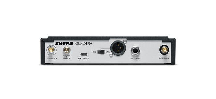 Shure GLXD4R+ Dual Band Rack Receiver