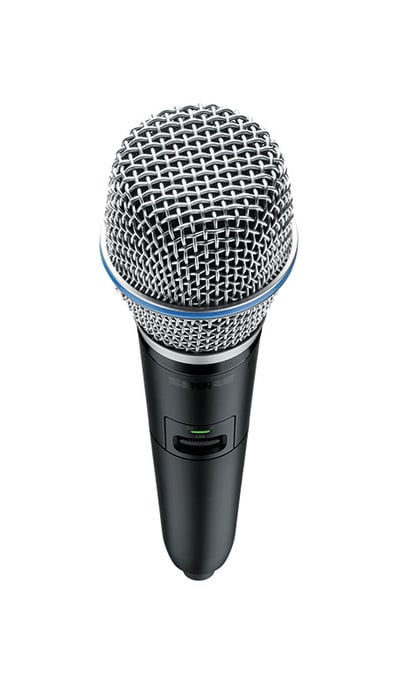Shure GLXD24+/B87A Dual Band Vocal System With BETA 87A Microphone And GLXD4+ Receiver