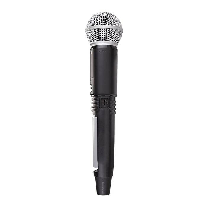 Shure GLXD24R+/SM58 Dual Band Vocal System With SM58 Microphone And GLXD4R+ Receiver