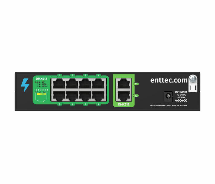 Enttec Storm10 10-Universe Ethernet To DMX To DMX/RDM Converter