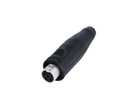 REAN RT5FC-B-W REAN 5-Pin Tiny XLR-F Connector With Gold Contacts