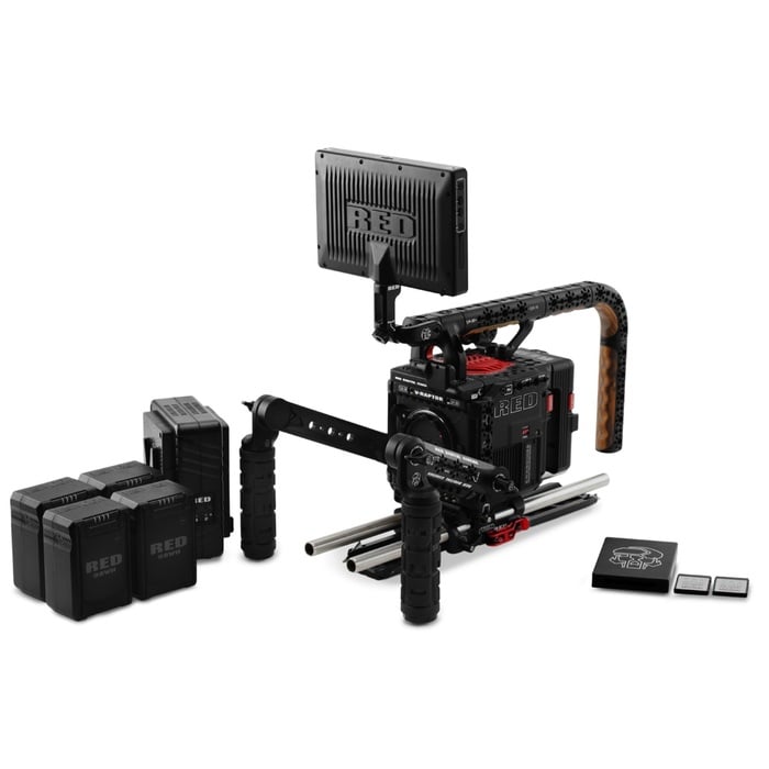 RED Digital Cinema V-RAPTOR 8K S35 Production Pack (Gold Mount) Gold Mount Super35mm Format Camera With Production Accessories