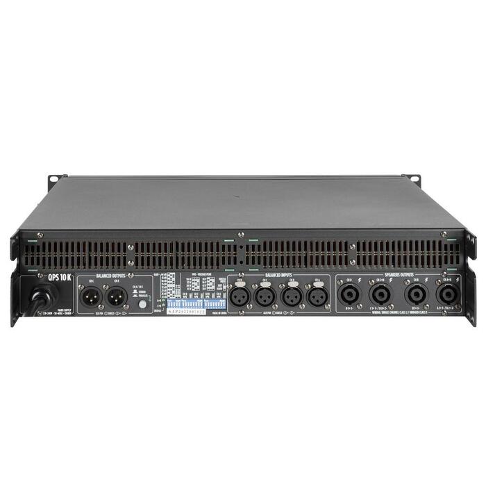 RCF QPS 10K Class HD Power Amplifier 4 X 2,500 W @ 2 Ohm