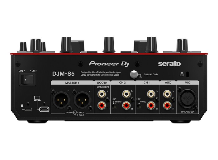 Pioneer DJ DJM-S5 2-Channel Serato DVS Scratch Mixer