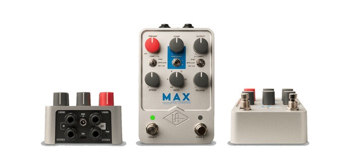 Universal Audio MAX Preamp And Dual Compressor Footswitch Effects Pedal