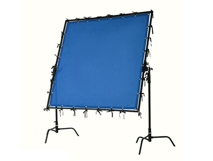 Rosco ChromaFly 4'X4' Chroma Key Screen With Grommets On All Sides, 4'x4'