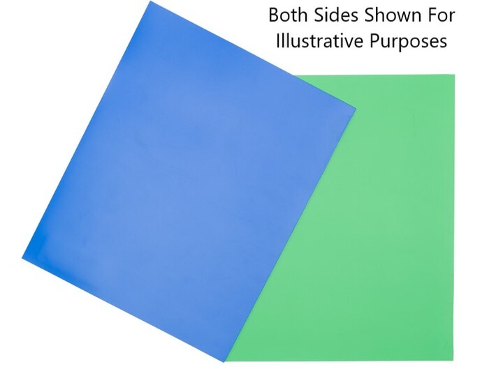 Rosco Chroma Floor 78.7x131.3 Blue/Green Reversible Chroma Key Flooring, 78.7"x131.3'