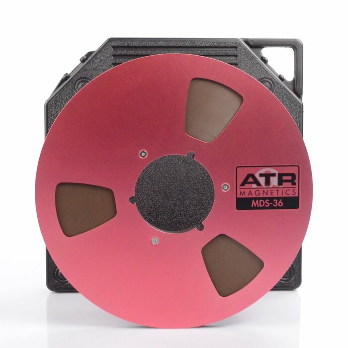 ATR MDS-40907 1/4" X 3600' 10.5" NAB Metal Reel Tape Care Box