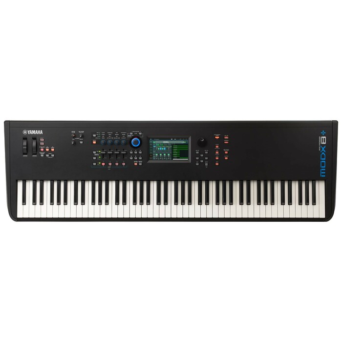 Yamaha MODX8+ Stage Bundle 88-Key Synthesizer With Pro Stand, FC3A Sustain And FC7 Volume Pedal
