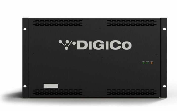 DiGiCo X-DQ-RACK DiGiCo DQ Compact 6RU Dante Rack 48x24