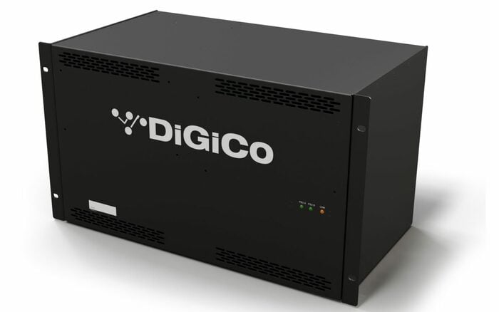 DiGiCo X-DQ-RACK DiGiCo DQ Compact 6RU Dante Rack 48x24