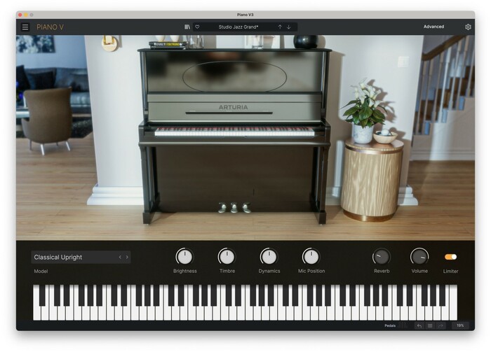 Arturia Piano V3 Modeled Piano Studio [Virtual]
