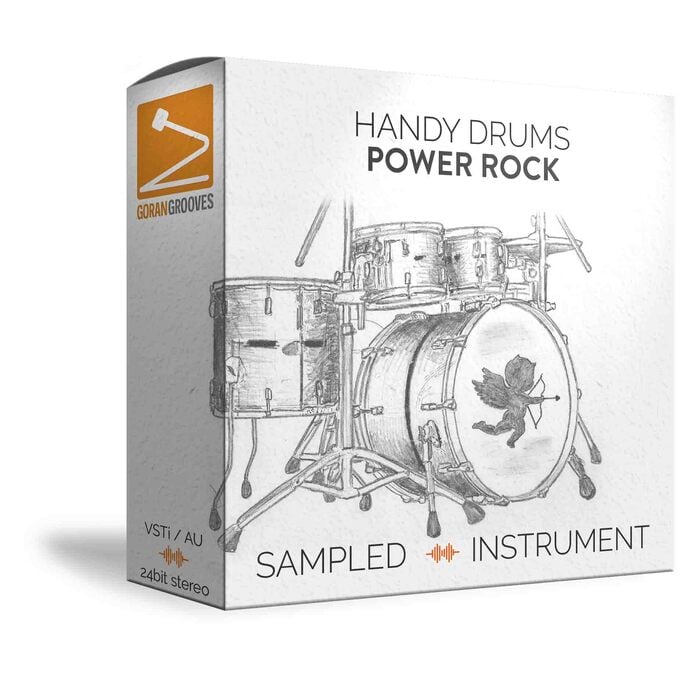 GoranGrooves Handy Drums- POWER ROCK Sampled Drums Virtual Instrument [Virtual]