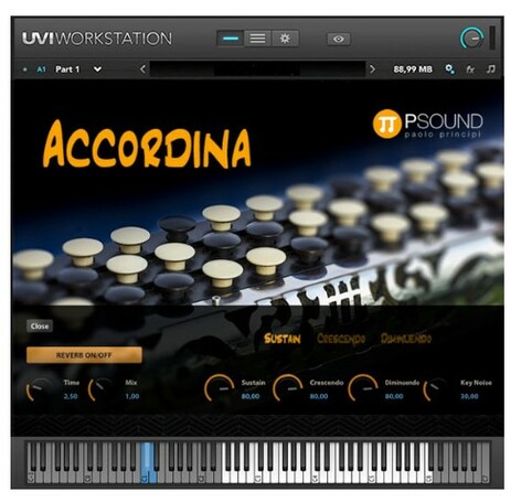 Psound Accordina A Free Reeds Instrument, Similar To The Harmonica [Virtual]