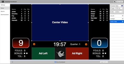 Renewed Vision ProPresenter Scoreboard Scoreboard Display And Control Software Package [Virtual]