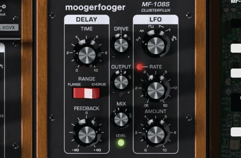 Moog MoogerFooger MF-108S Cluster Flux Chorus, Flanging, And Vibrato Plug-In [Virtual]