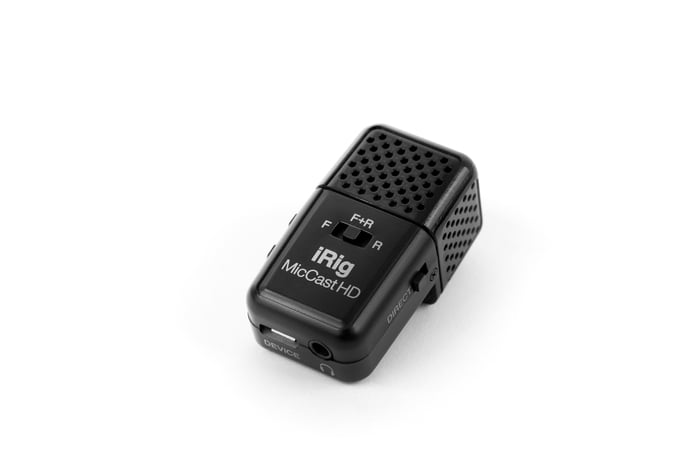 IK Multimedia IRIG-MIC-CAST-HD Multipattern USB Microphone For Mobile Devices