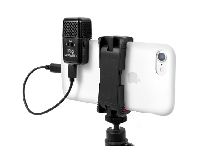 IK Multimedia IRIG-MIC-CAST-HD Multipattern USB Microphone For Mobile Devices