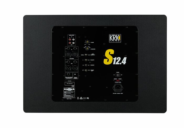 KRK S12.4-NA KRK S12.4 12 Inch Powered Studio Subwoofer