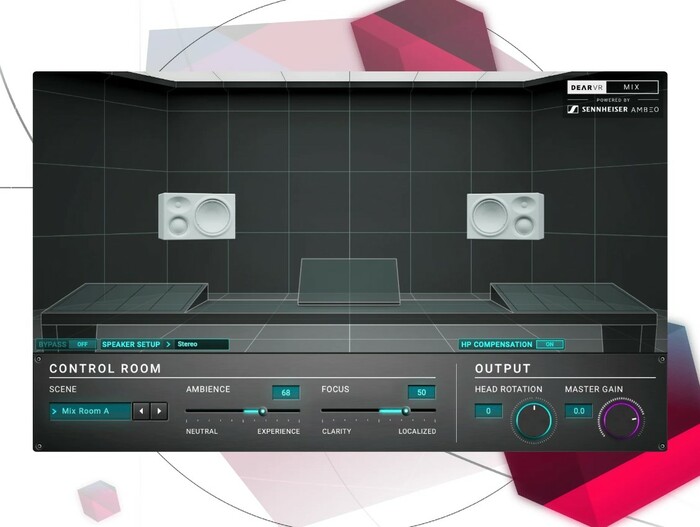 Dear Reality dearVR MIX Mixing Plug-In For Stereo Headphone [Virtual]