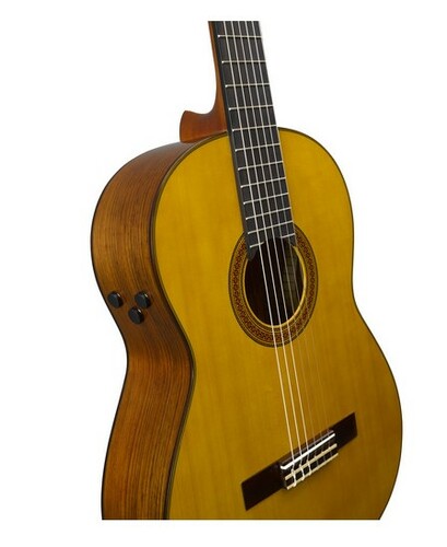 Yamaha CG-TA TransAcoustic Nylon String Acoustic-Electric Guitar With Nylon Strings And Engelmann Spruce Top