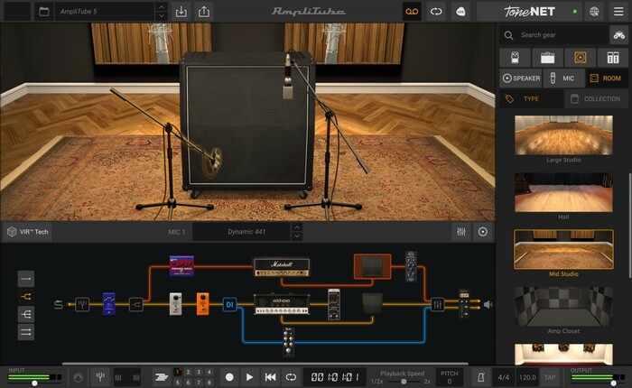 IK Multimedia AmpliTube 5 Upgrade Guitar Amp And FX Modeling Software Upgrade [Virtual]