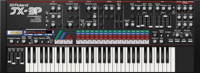Roland JX-3P Six-Voice Software Synthesizer [Virtual]