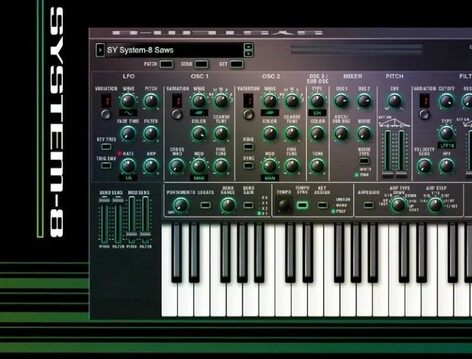 Roland SYSTEM-8 Software Synthesizer With Oscillators, Filters, And Effects [Virtual]