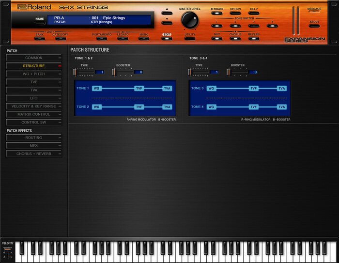 Roland SRX STRINGS Stereo-Sampled Strings Software Synthesizer [Virtual]