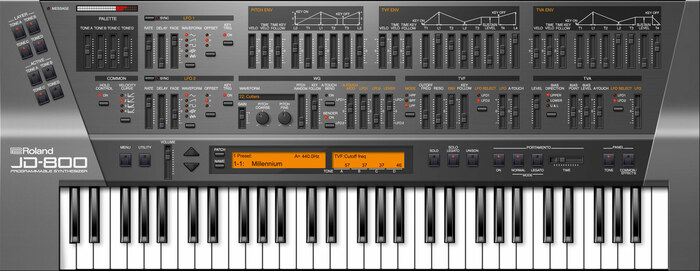 Roland JD-800 1991 Software Synthesizer [Virtual]