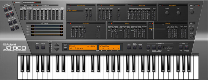 Roland JD-800 1991 Software Synthesizer [Virtual]