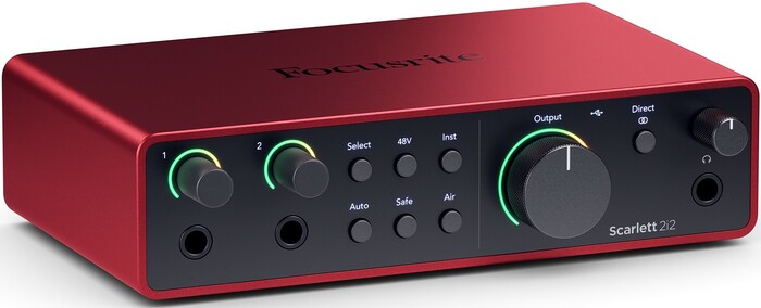 Focusrite Scarlett 2i2 Studio 4th Gen 2-In 2-Out USB Audio Interface Recording Bundle