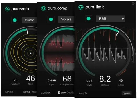 Sonible pure:bundle Pure:limit, Pure:comp And Pure:verb Plug-Ins [Virtual]