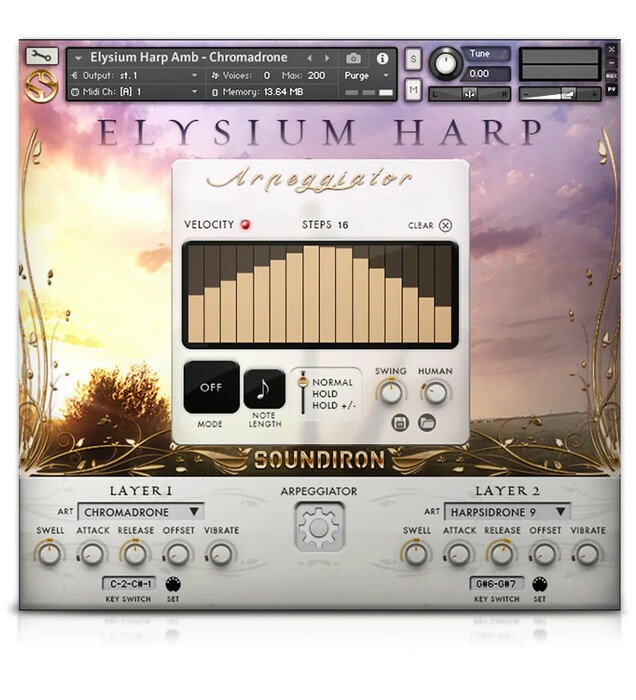 Soundiron ELYSIUM-HARP Grand Concert Harp For Kontakt [Virtual]