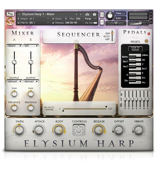 Soundiron ELYSIUM-HARP Grand Concert Harp For Kontakt [Virtual]