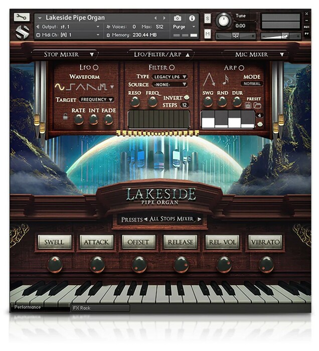 Soundiron LAKESIDE-PIPE-ORGAN Bright, Soulful Pipe Organ For Kontakt [Virtual]