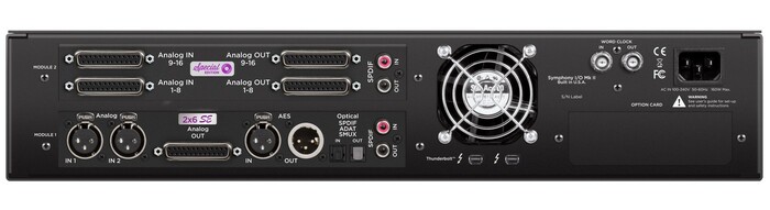Apogee Electronics SYM2-16X16SE-2X6SE Audio Interface With 16 And 2X6 Analog I/O