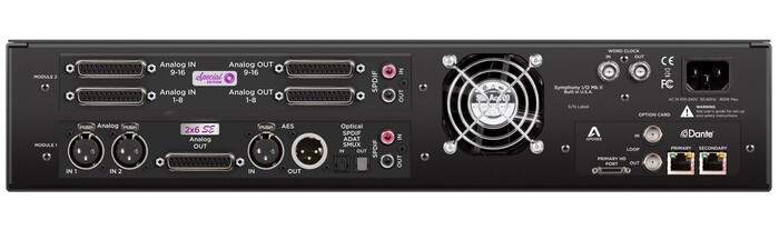 Apogee Electronics SYM2-16X16SE-2X6SE-DANTE Audio Interface With Dante And Pro Tools HDX, 16 And 2X6 Analog I/O