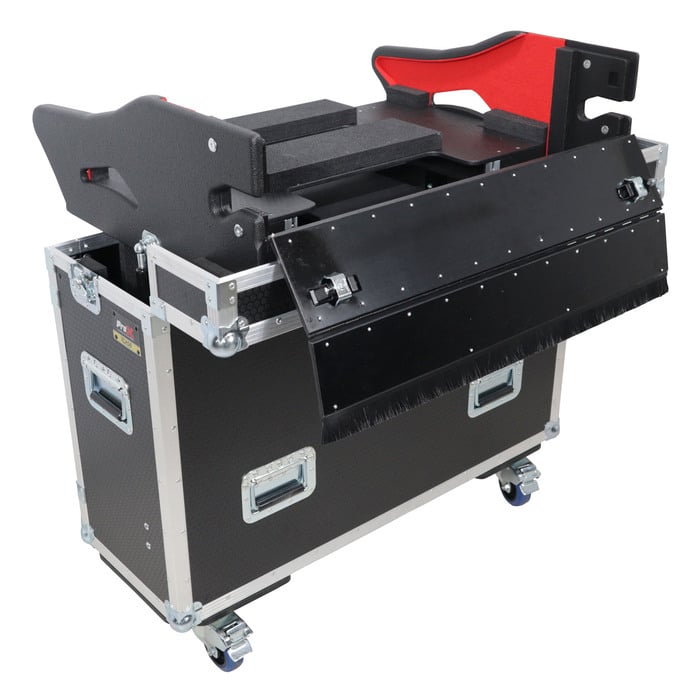 ProX XZF-AH-SQ7-LMA Flip Ready Flight Case For Allen & Heath SQ6 Mixer With Laptop Monitor Arm