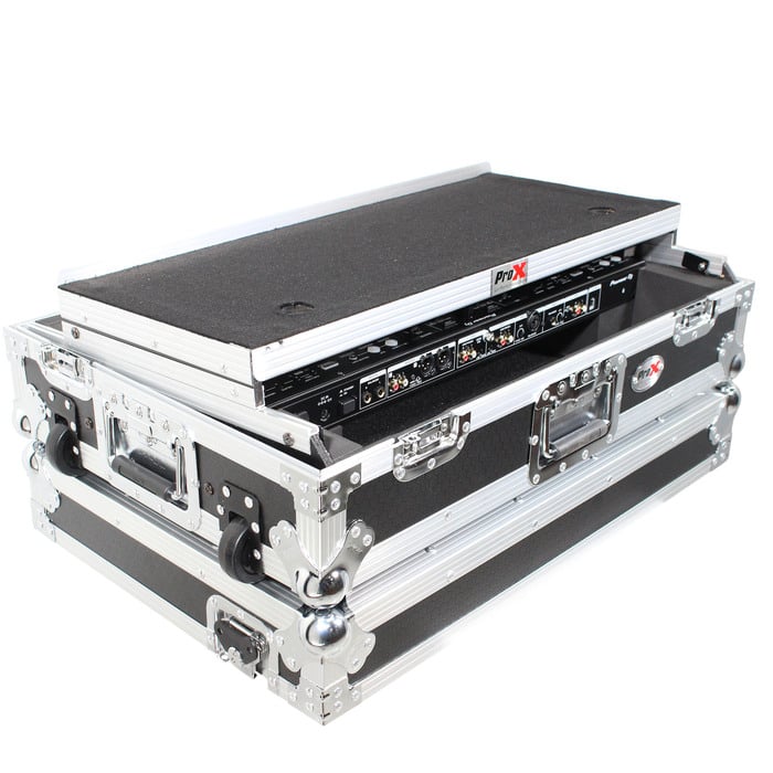 ProX XS-DDJ800-WLT DJ Controller Case For Pioneer DDJ-800 With Sliding Laptop Shelf